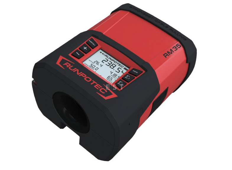 RUNPOTEC 10172 RM35 Digitální měřič délky kabelů pro kabely, Ø 2-32mm RUNPOTEC 10172 RM35 Digitální měřič délky kabelů pro kabely, Ø 2-32mm
